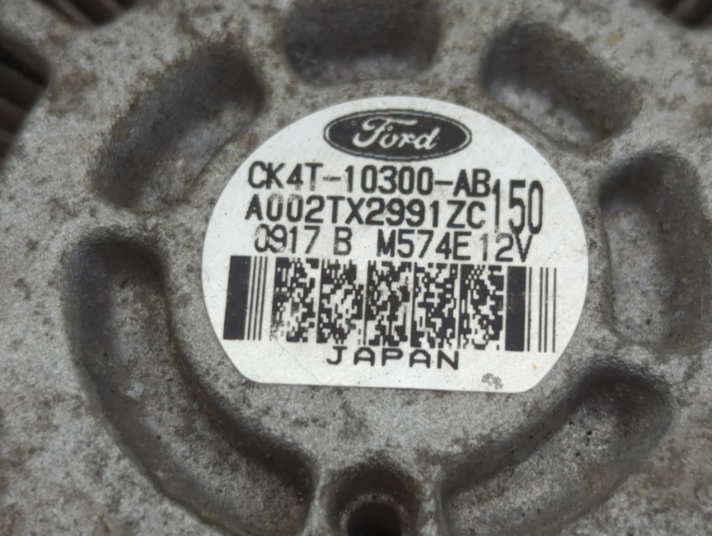 2015-2019 Ford Transit-150 Alternator Replacement Generator Charging Assembly Engine OEM P/N:CK4T-10300-AB Fits OEM Used Aut