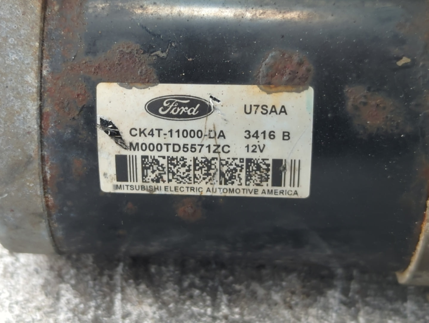 2015-2020 Ford Transit-150 Car Starter Motor Solenoid OEM P/N:CK4T-11000-DA Fits Fits 2015 2016 2017 2018 2019 2020 OEM Used