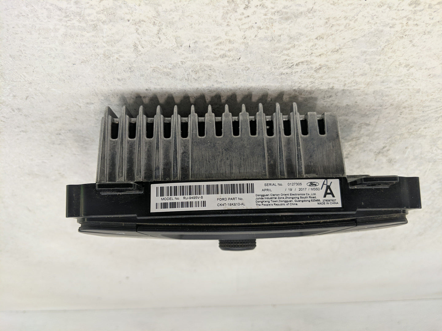 2016-2019 Ford Transit-250 Radio Control Panel - Oemusedautoparts1.com