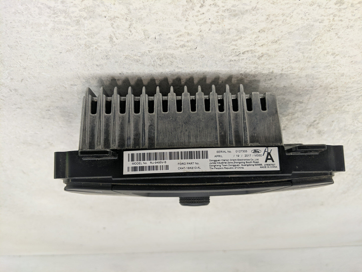 2016-2019 Ford Transit-250 Radio Control Panel - Oemusedautoparts1.com