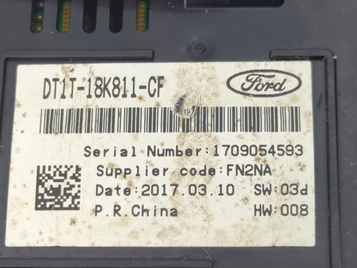 2017-2018 Ford Transit-250 Radio Control Panel - Oemusedautoparts1.com