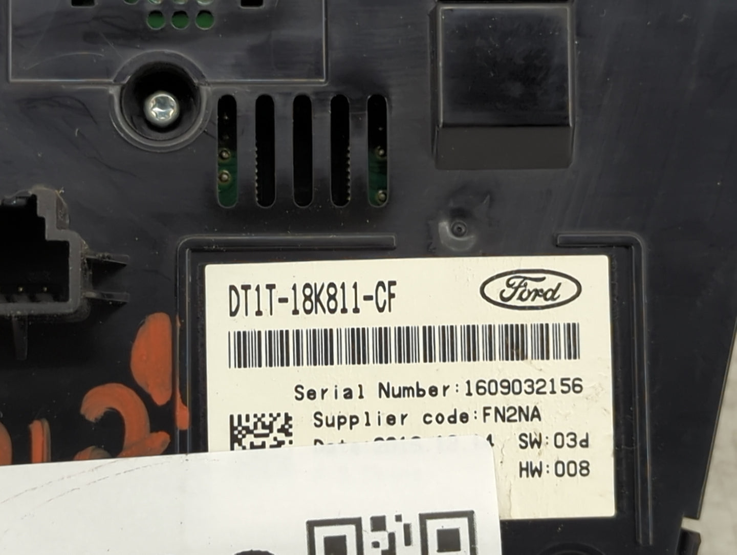 2017 Ford Transit 250 Radio AM FM Cd Player Receiver Replacement P/N:DT1T-18K811-CF Fits Fits 2018 OEM Used Auto Parts - Oem