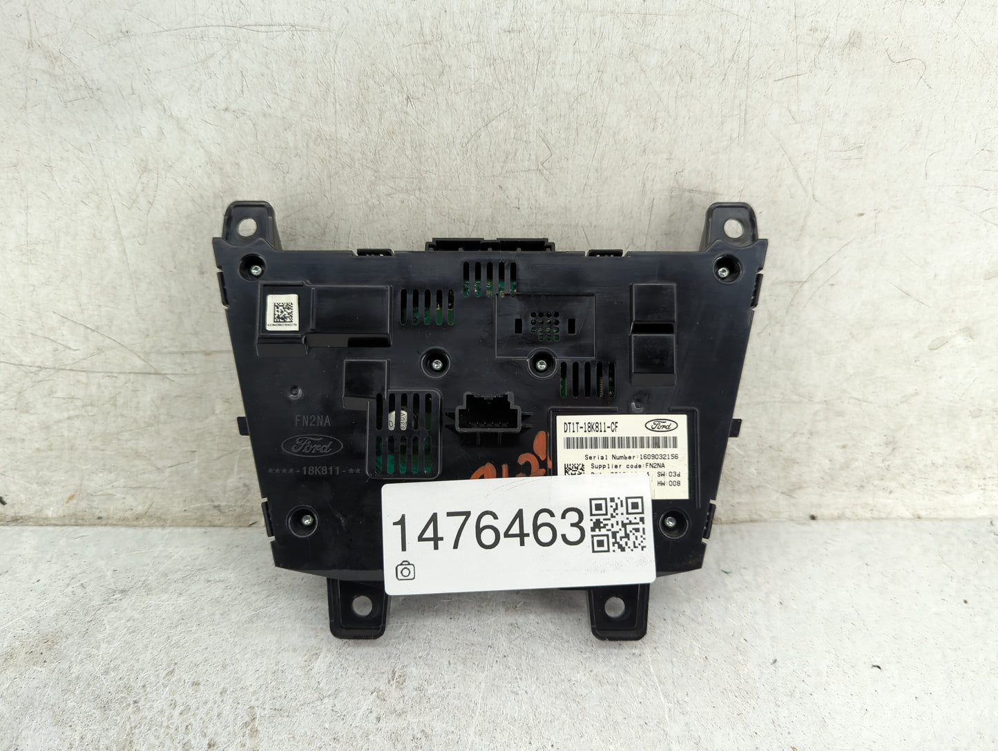 2017 Ford Transit 250 Radio AM FM Cd Player Receiver Replacement P/N:DT1T-18K811-CF Fits Fits 2018 OEM Used Auto Parts - Oem