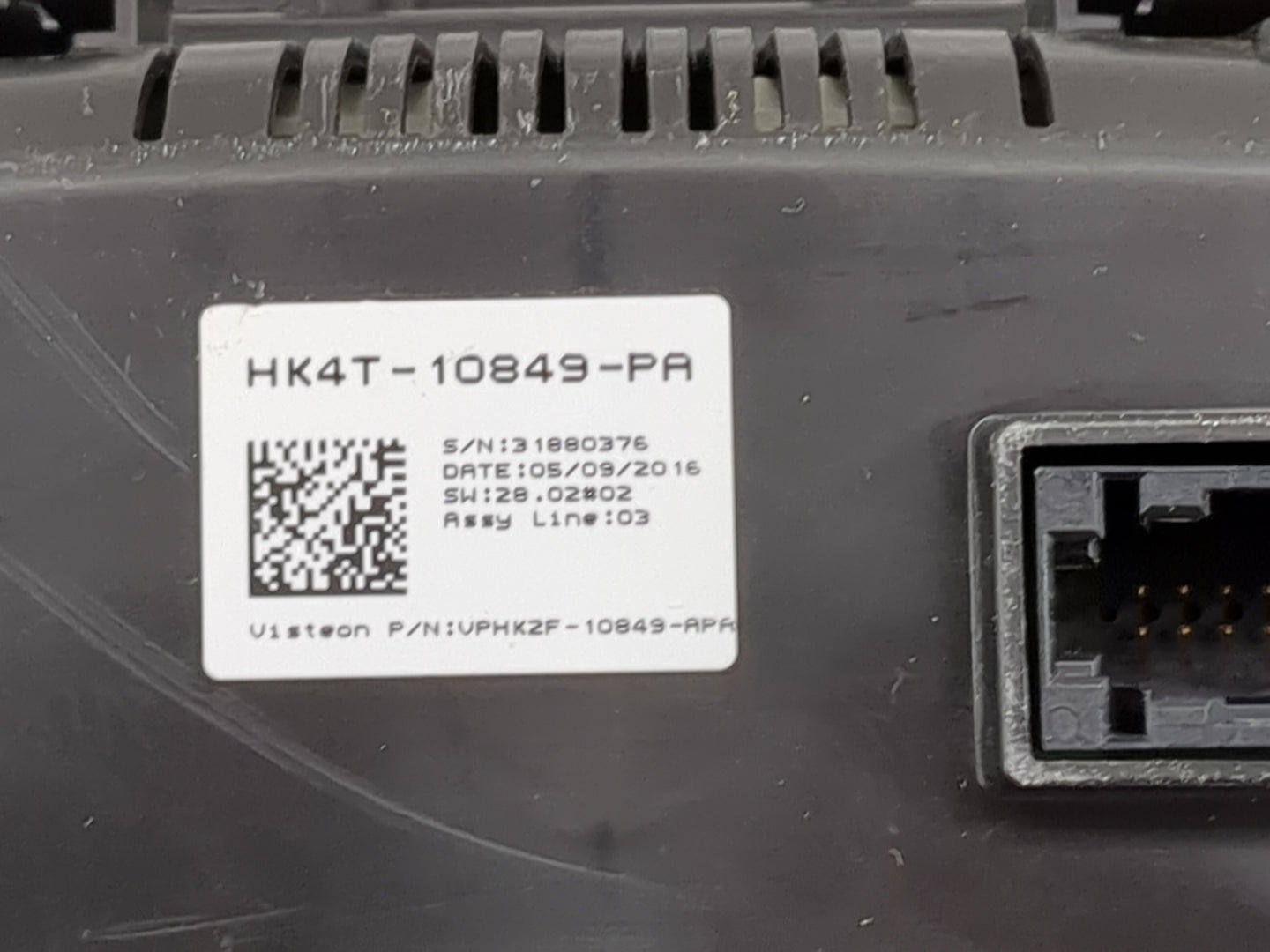 2017 Ford Transit 250 Instrument Cluster Speedometer Gauges P/N:HK4T-10849-PA VPHK2F-10849-APA Miles: Fits Fits 2018 OEM Use