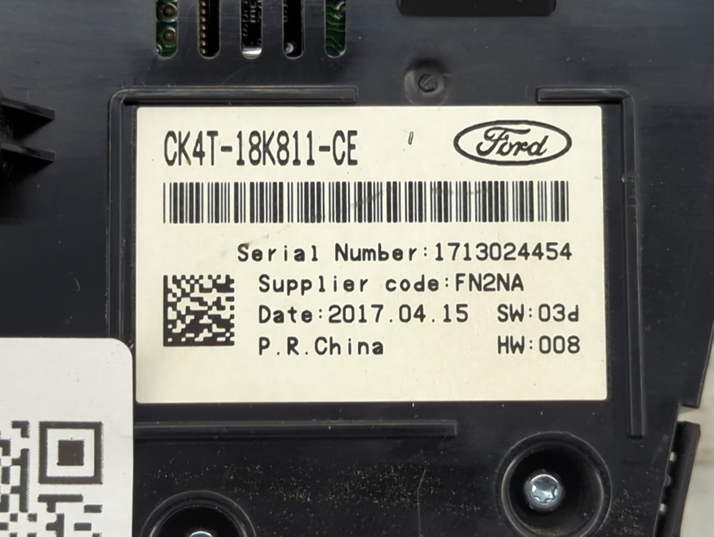 2017 Ford Transit 350 Radio AM FM Cd Player Receiver Replacement P/N:CK4T-18K811-CE Fits Fits 2016 2018 2019 OEM Used Auto P