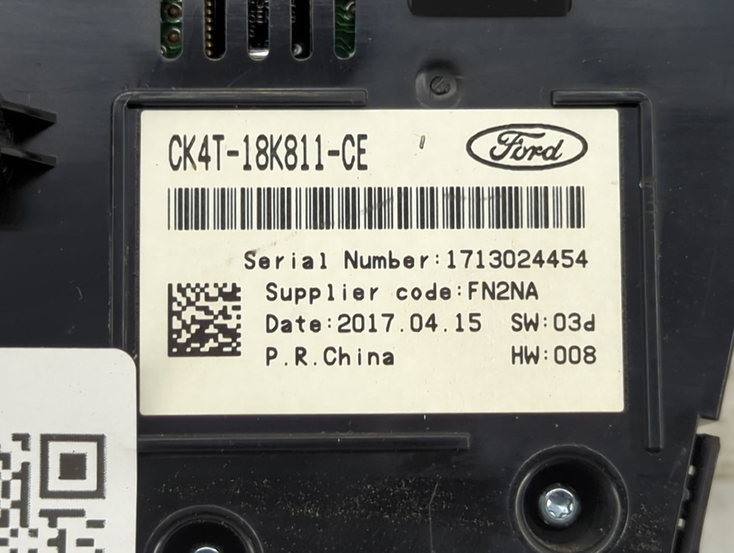 2017 Ford Transit 350 Radio AM FM Cd Player Receiver Replacement P/N:CK4T-18K811-CE Fits Fits 2016 2018 2019 OEM Used Auto P