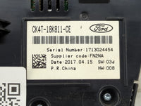 2017 Ford Transit 350 Radio AM FM Cd Player Receiver Replacement P/N:CK4T-18K811-CE Fits Fits 2016 2018 2019 OEM Used Auto P
