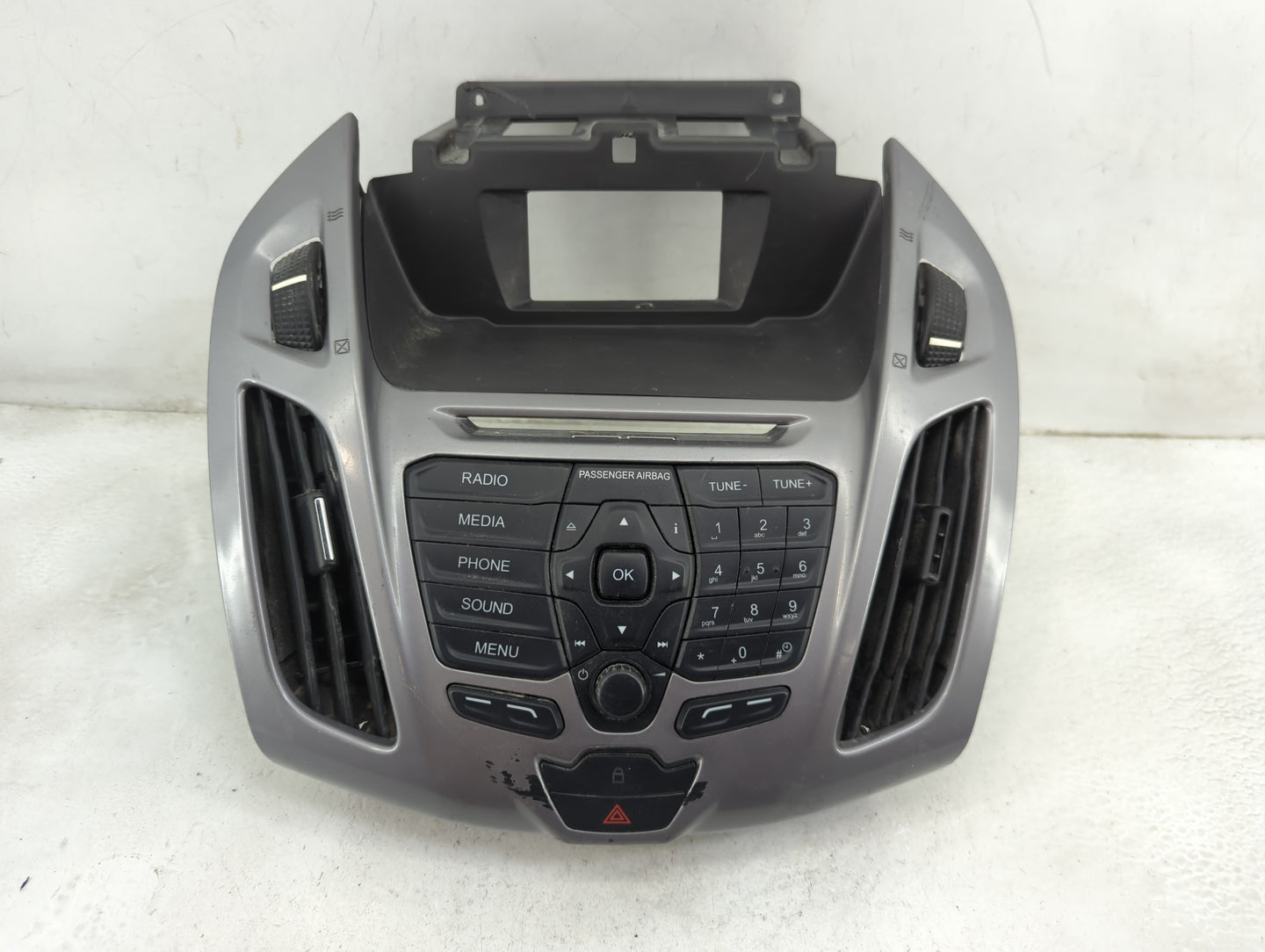 2017-2018 Ford Transit Connect Radio Control Panel Gray - Oemusedautoparts1.com