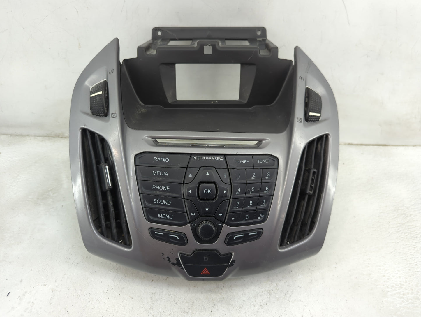 2017-2018 Ford Transit Connect Radio Control Panel Gray - Oemusedautoparts1.com