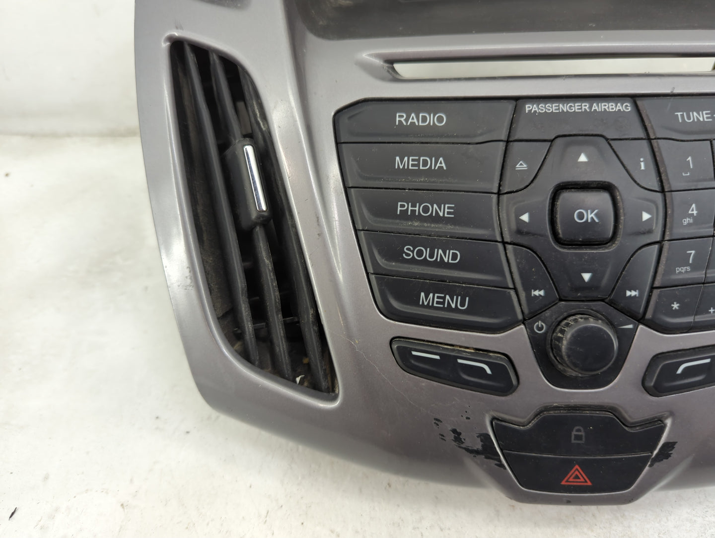 2017-2018 Ford Transit Connect Radio Control Panel Gray - Oemusedautoparts1.com