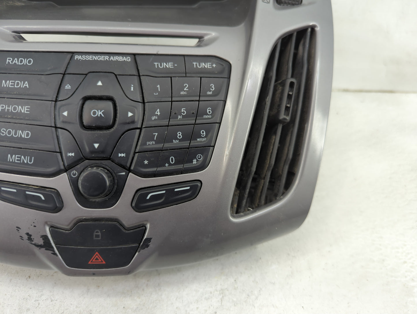2017-2018 Ford Transit Connect Radio Control Panel Gray - Oemusedautoparts1.com