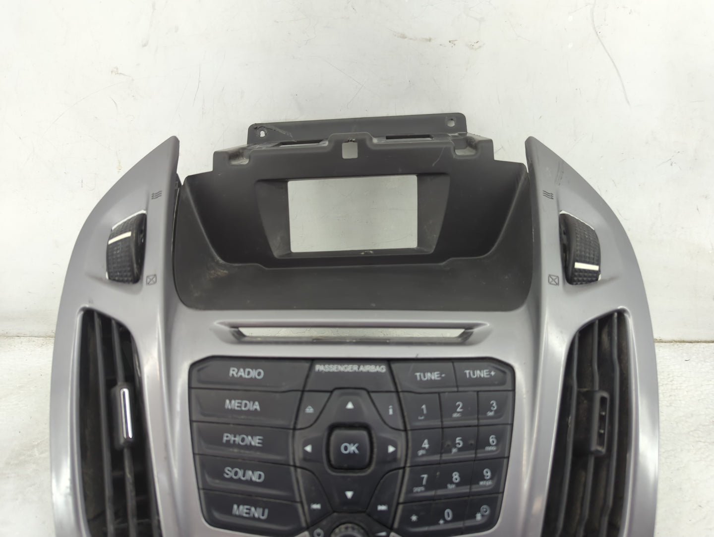 2017-2018 Ford Transit Connect Radio Control Panel Gray - Oemusedautoparts1.com