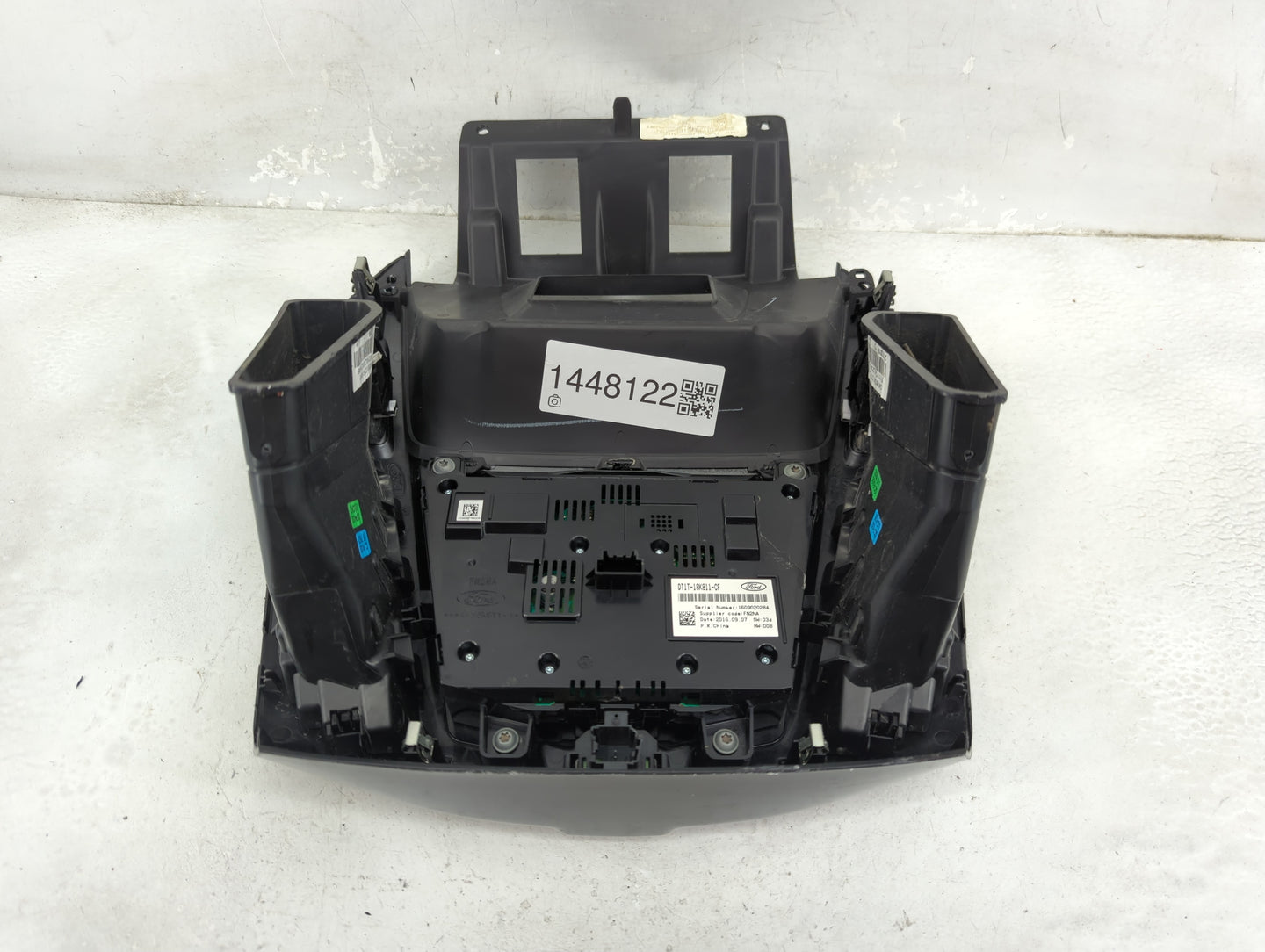 2017-2018 Ford Transit Connect Radio Control Panel Gray - Oemusedautoparts1.com