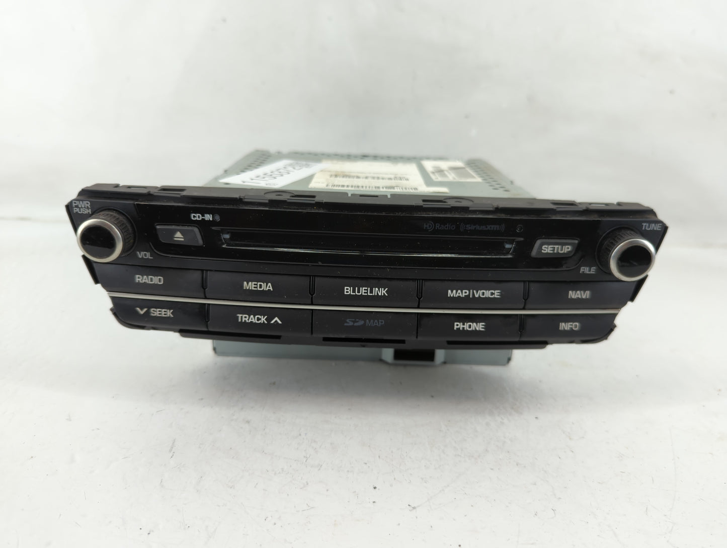2017 Genesis G80 Radio AM FM Cd Player Receiver Replacement P/N:96560-B1EC04X Fits OEM Used Auto Parts - Oemusedautoparts1.c