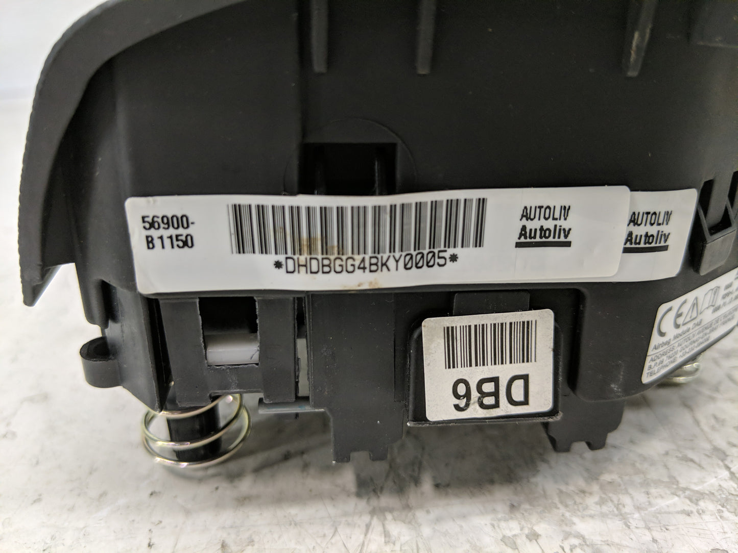 2018-2020 Genesis G80 Air Bag Driver Left Steering Wheel Mounted P/N:56900B1150RRY Fits Fits 2018 2019 2020 OEM Used Auto Pa