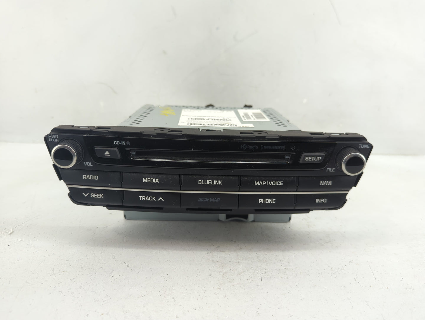 2017 Genesis G80 Radio AM FM Cd Player Receiver Replacement P/N:96560-B1EC04X Fits OEM Used Auto Parts - Oemusedautoparts1.c