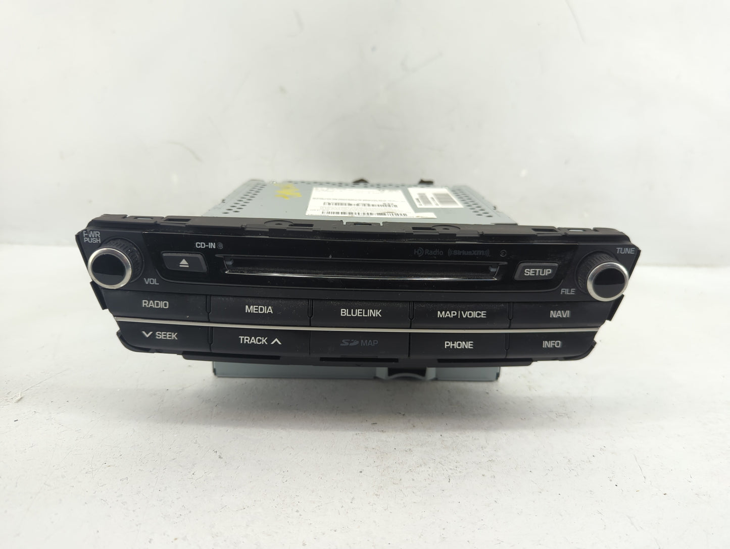 2017 Genesis G80 Radio AM FM Cd Player Receiver Replacement P/N:96560-B1EC04X Fits OEM Used Auto Parts - Oemusedautoparts1.c