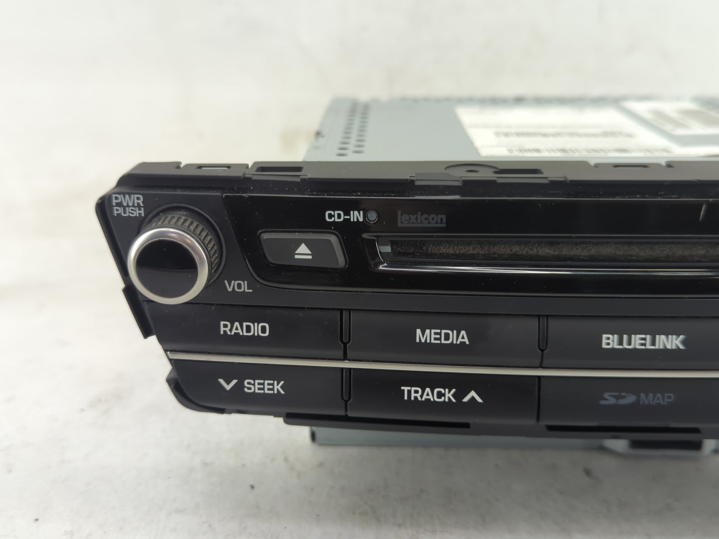 2017 Genesis G80 Radio AM FM Cd Player Receiver Replacement P/N:96560-B1ED04X Fits OEM Used Auto Parts - Oemusedautoparts1.c