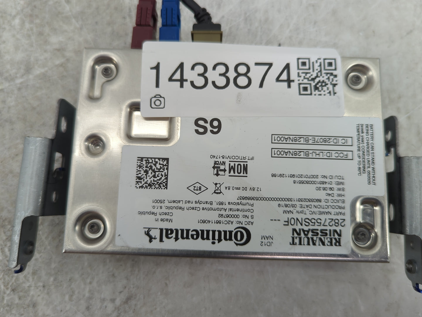 Genesis G80 Telematics Control Module - Oemusedautoparts1.com