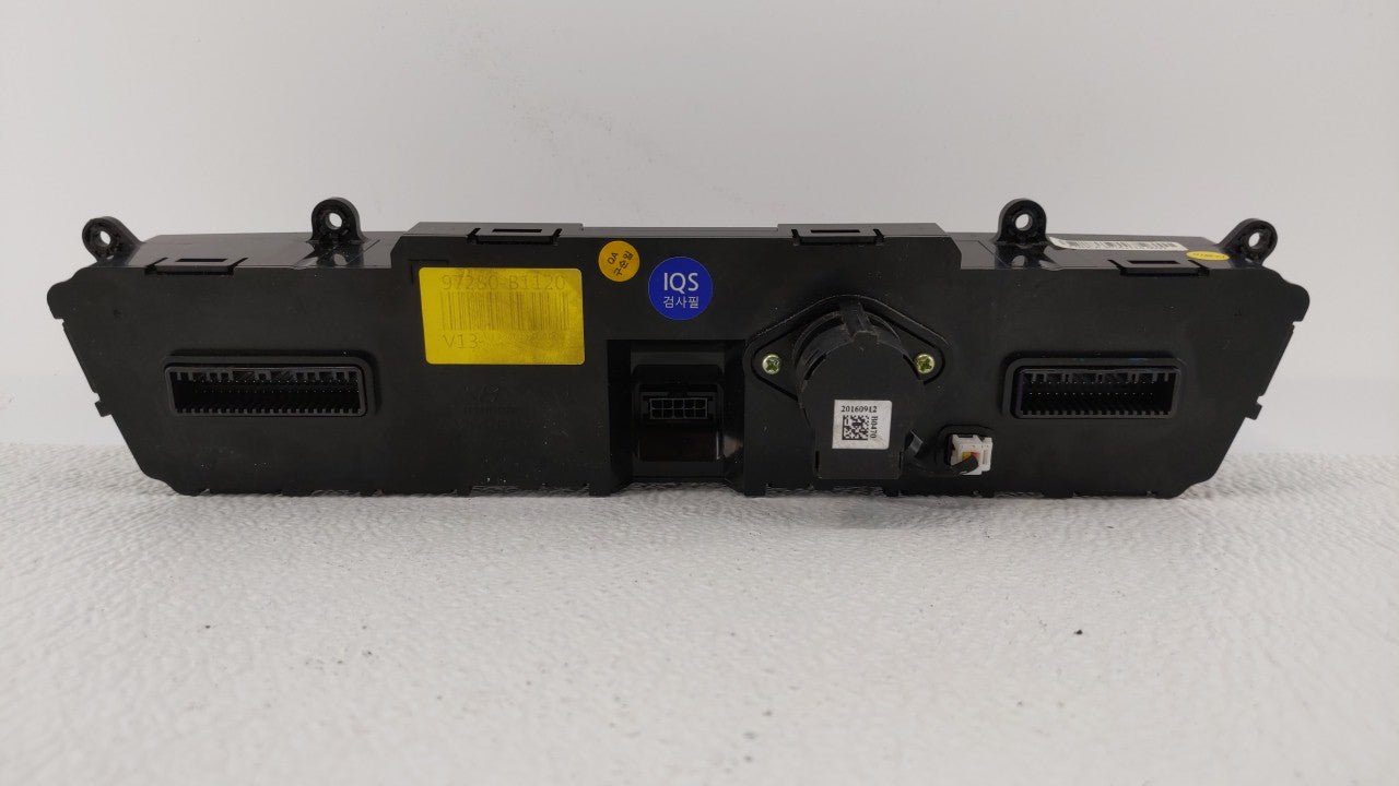 2017 Genesis G80 Climate Control Module Temperature AC/Heater Replacement P/N:97250-B1120 Fits Fits 2015 2016 OEM Used Auto 