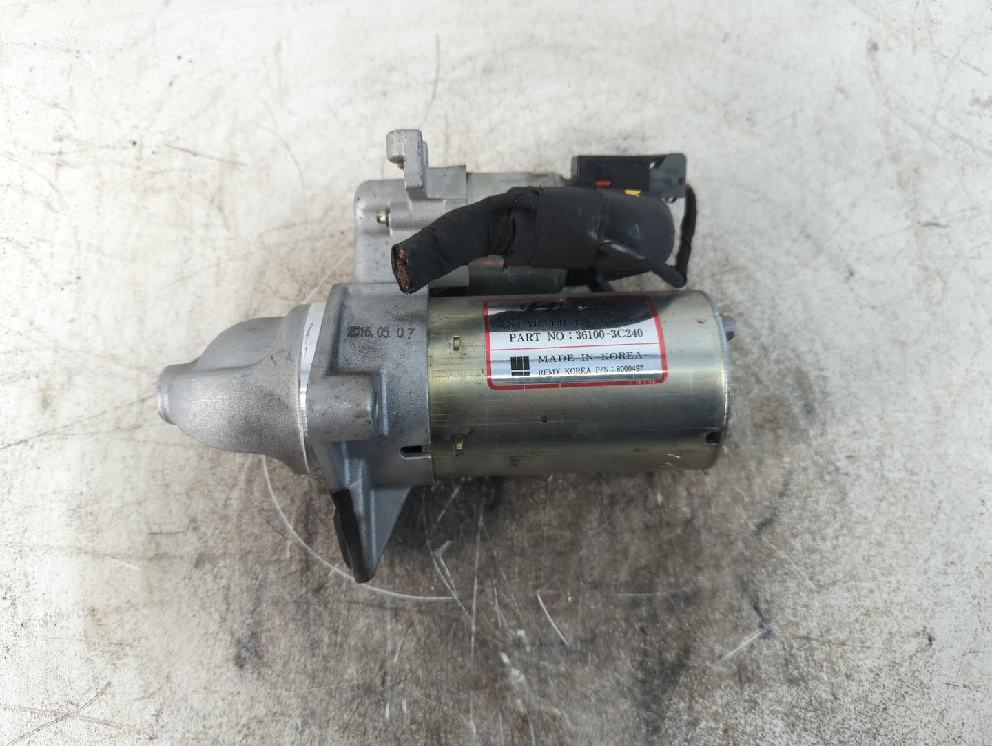 2017-2020 Genesis G80 Car Starter Motor Solenoid OEM P/N:36100-3C240 Fits Fits 2015 2016 2017 2018 2019 2020 2021 OEM Used A