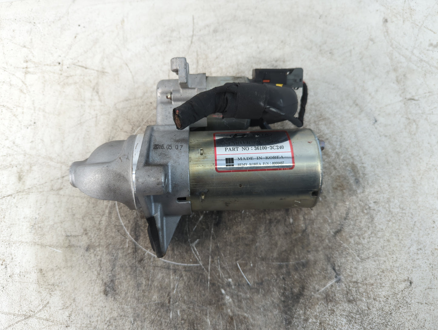 2017-2020 Genesis G80 Car Starter Motor Solenoid OEM P/N:36100-3C240 Fits Fits 2015 2016 2017 2018 2019 2020 2021 OEM Used A