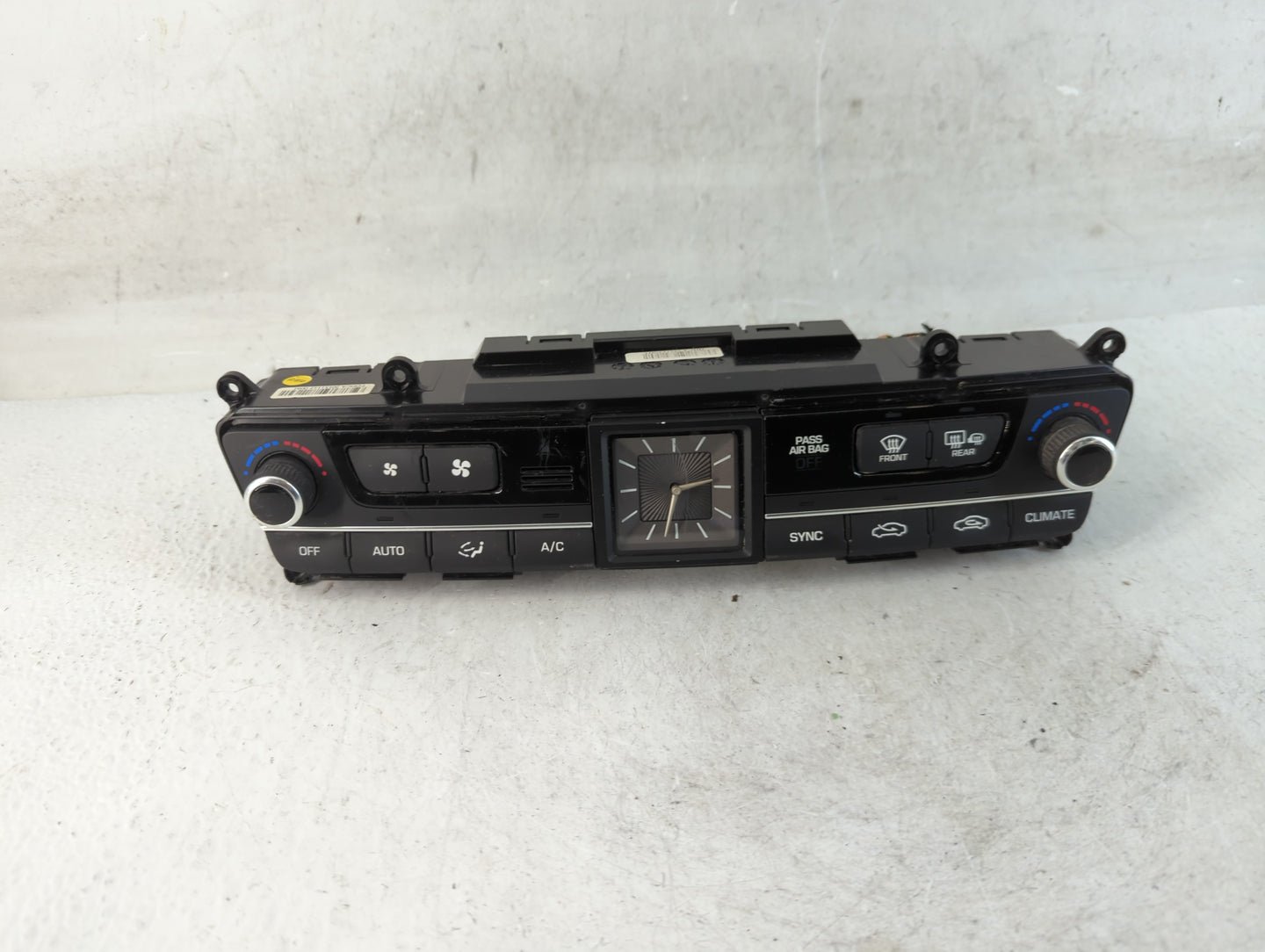 2017 Genesis G80 Climate Control Module Temperature AC/Heater Replacement P/N:97250-B1120 Fits Fits 2015 2016 OEM Used Auto 