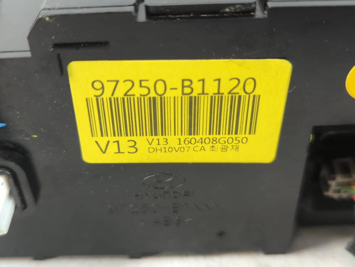 2017 Genesis G80 Climate Control Module Temperature AC/Heater Replacement P/N:97250-B1120 Fits Fits 2015 2016 OEM Used Auto 