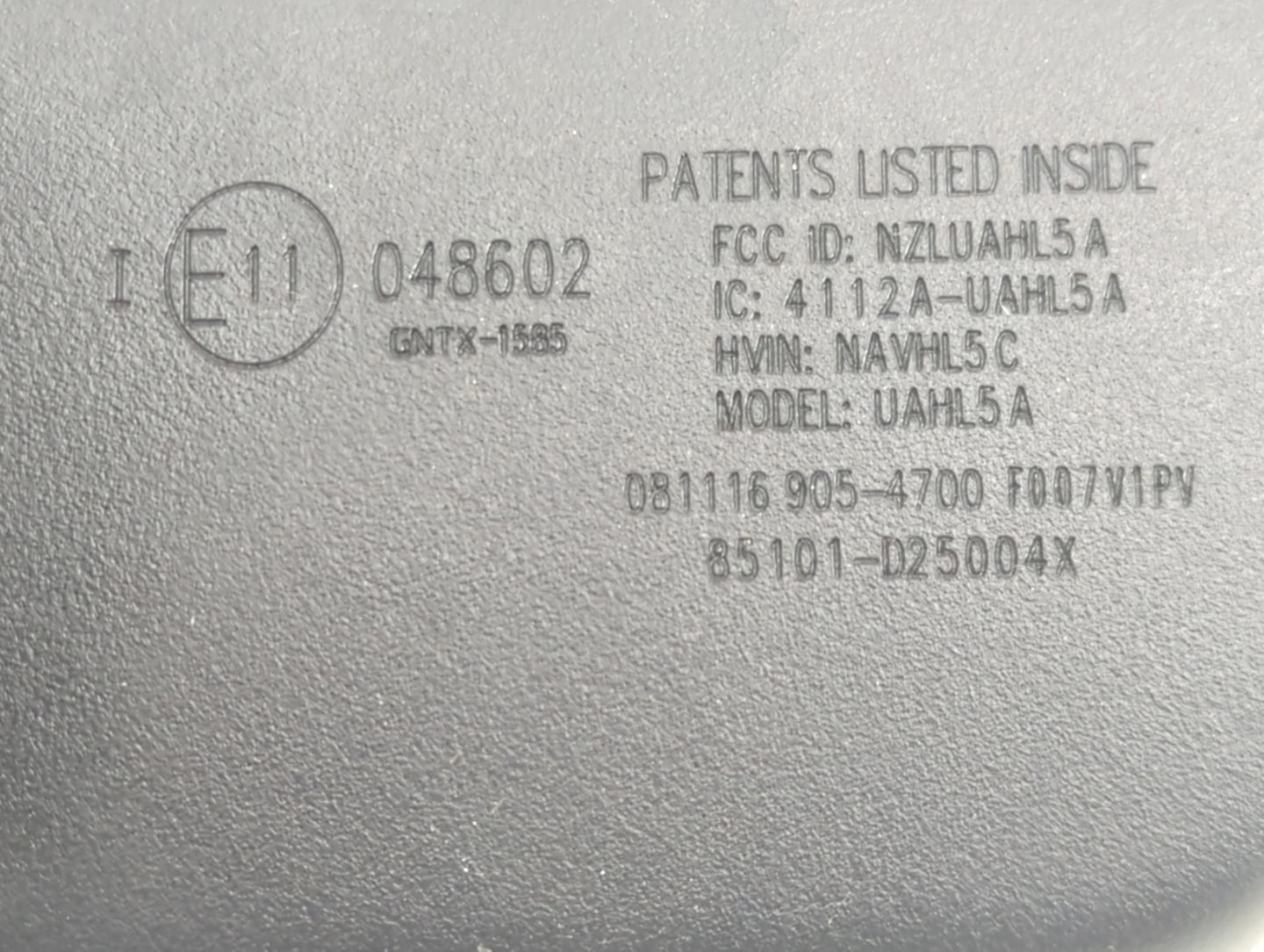 2017 Genesis G90 Interior Rear View Mirror Replacement OEM P/N:NZLUAHL5A 4112A-UAHL5A, UAHL5A Fits Fits 2018 2019 2020 2021 