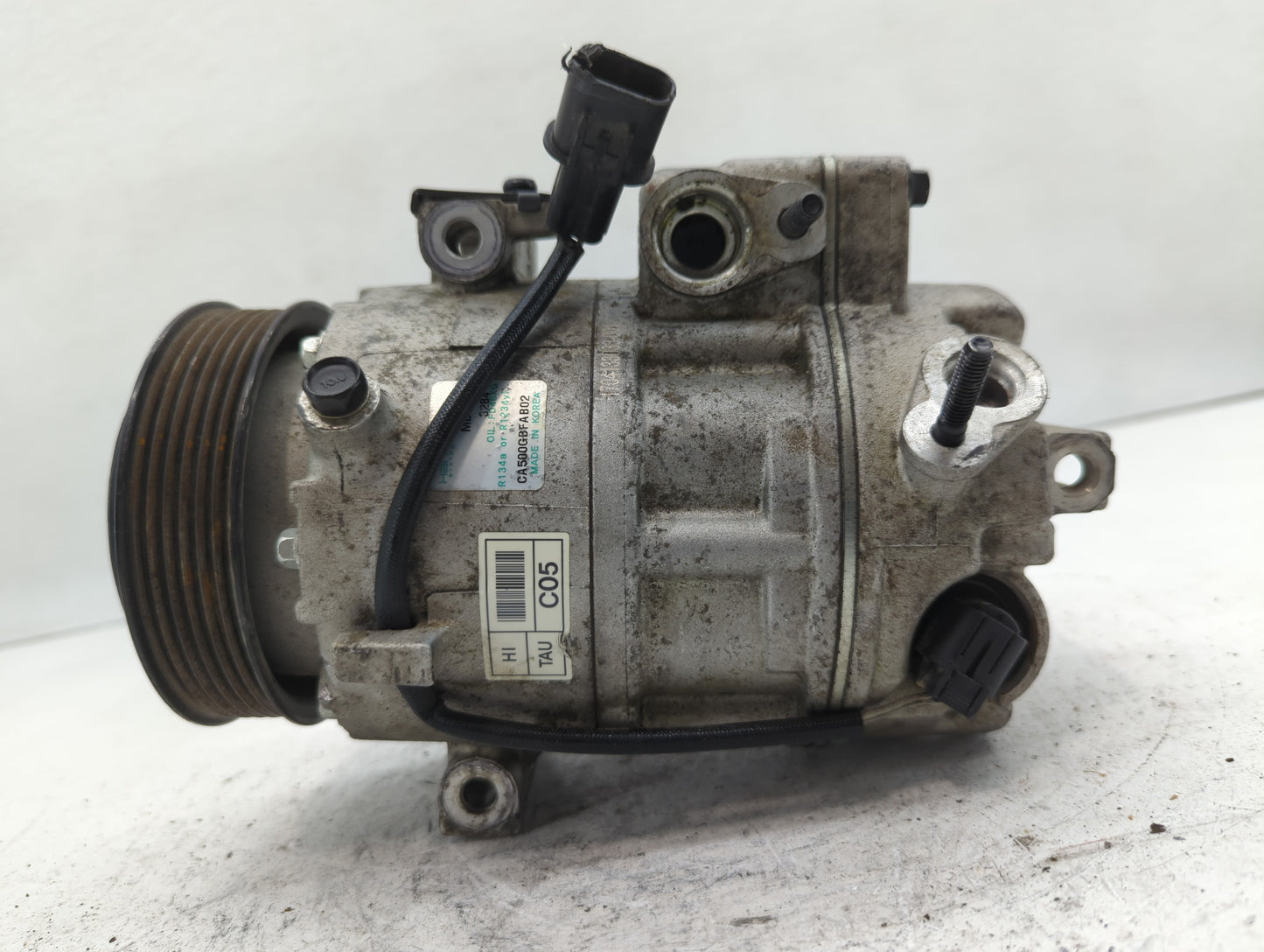 2017-2019 Genesis G90 Air Conditioning A/c Ac Compressor Oem - Oemusedautoparts1.com