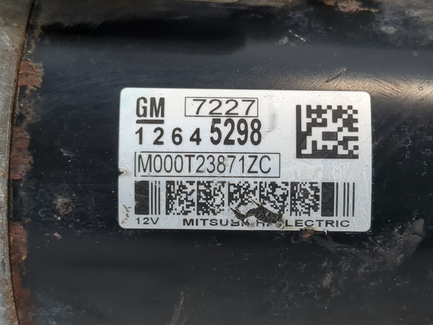 2007-2017 Gmc Acadia Car Starter Motor Solenoid OEM P/N:M000T23871ZC 12645298 Fits OEM Used Auto Parts - Oemusedautoparts1.c