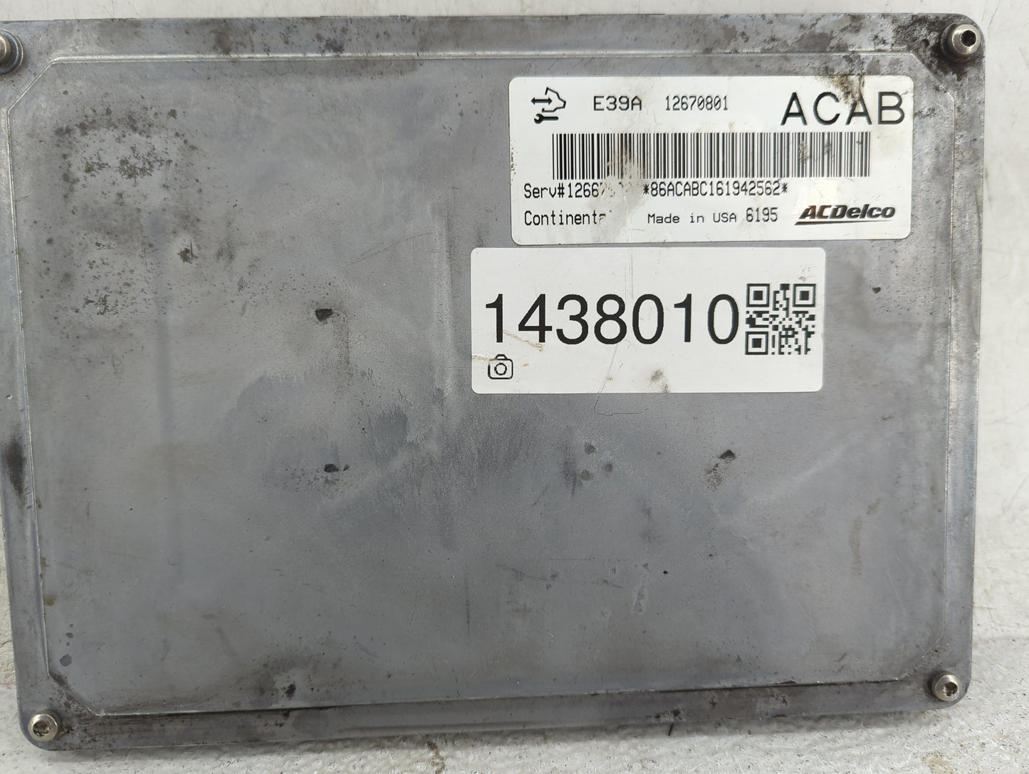 2017 Gmc Acadia PCM Engine Control Computer ECU ECM PCU OEM P/N:12670801, E39A Fits Fits 2018 2019 2020 OEM Used Auto Parts 
