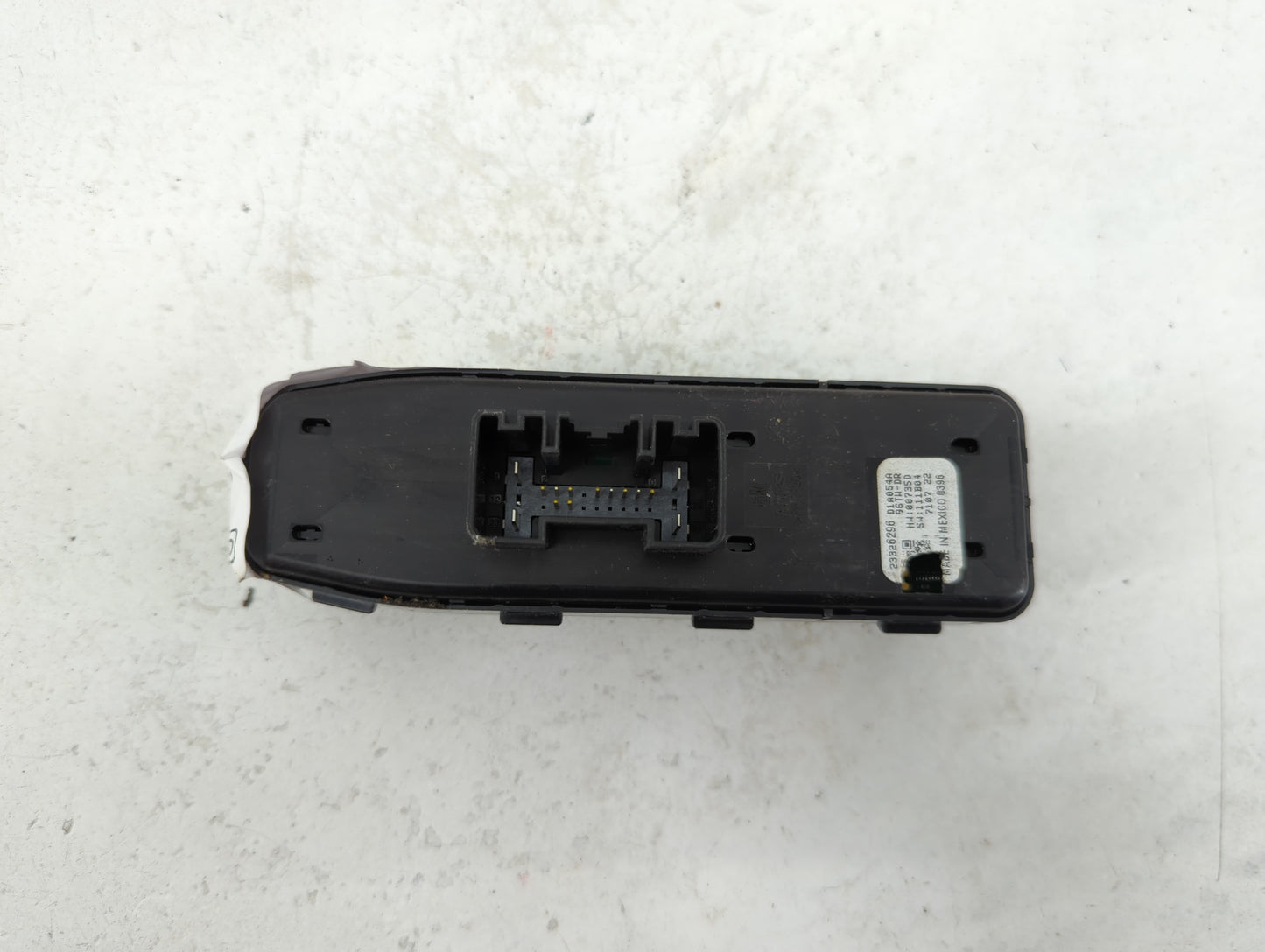 2017 Gmc Acadia Master Power Window Switch Replacement Driver Side Left P/N:23326296 D1A054A Fits OEM Used Auto Parts - Oemu