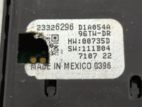 2017 Gmc Acadia Master Power Window Switch Replacement Driver Side Left P/N:23326296 D1A054A Fits OEM Used Auto Parts - Oemu