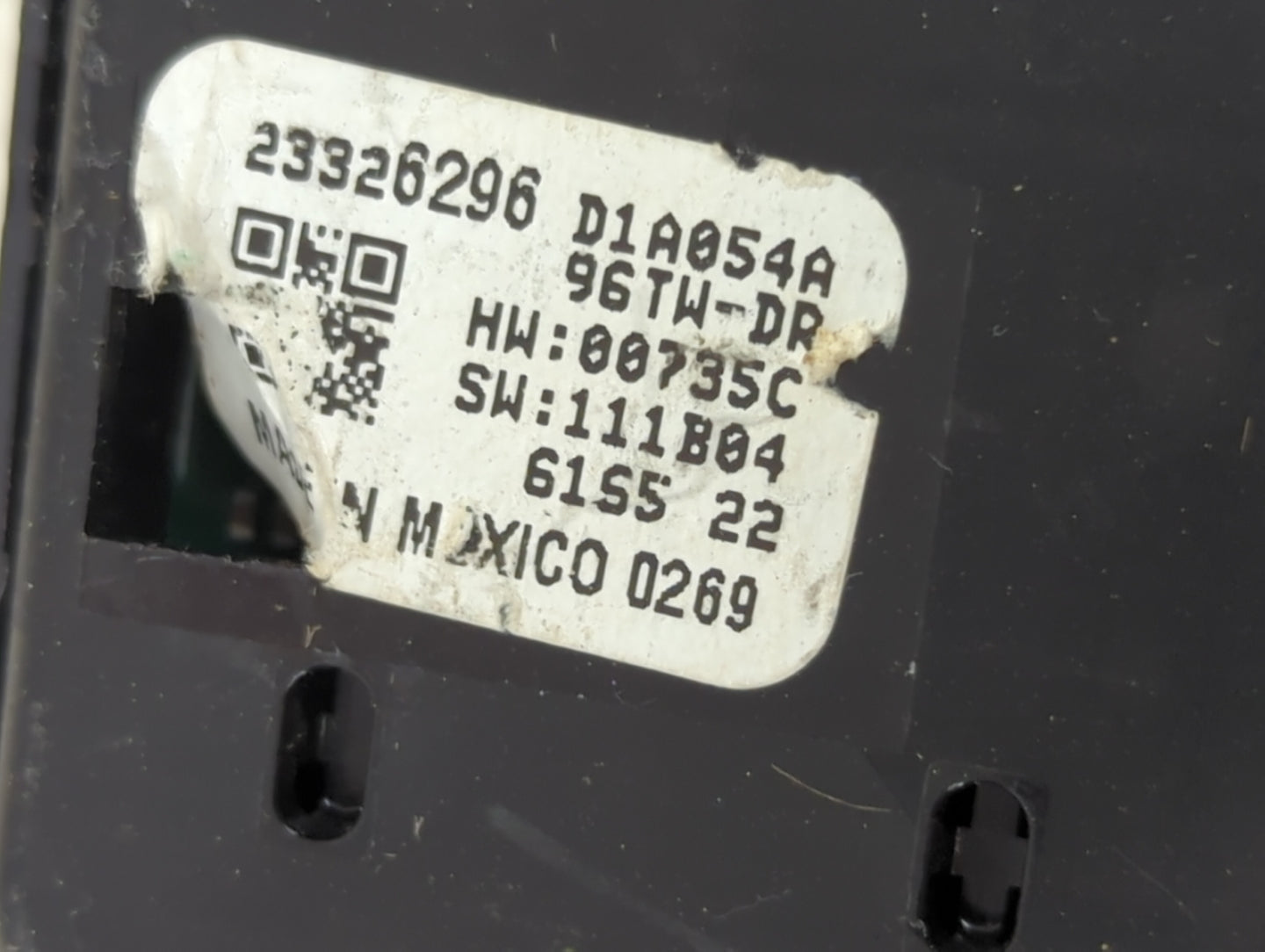 2017-2019 Gmc Acadia Master Power Window Switch Replacement Driver Side Left P/N:23326296 D1A054A Fits Fits 2017 2018 2019 2