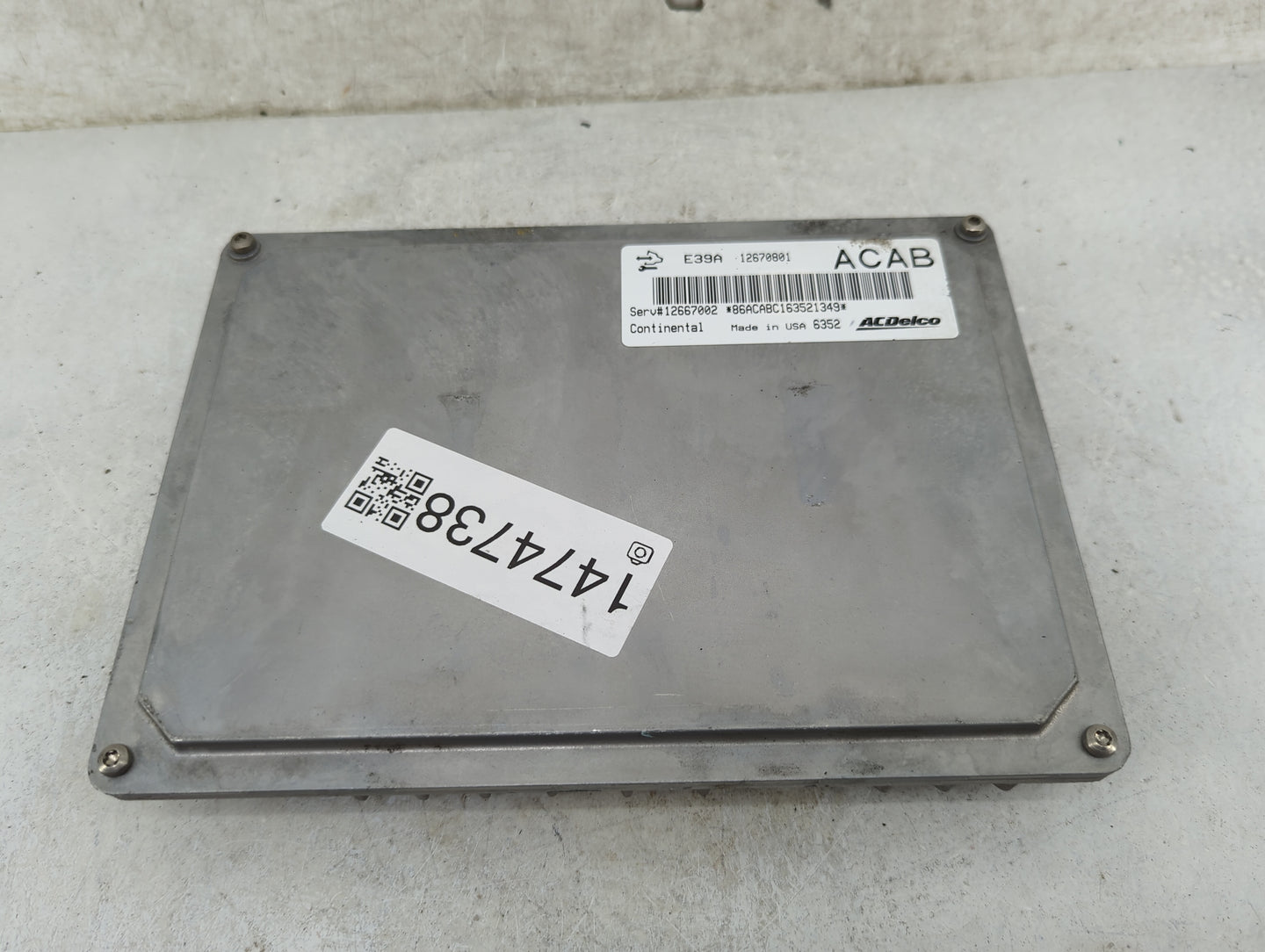 2017 Gmc Acadia PCM Engine Control Computer ECU ECM PCU OEM P/N:12670801 12667002 Fits Fits 2018 2019 2020 OEM Used Auto Par