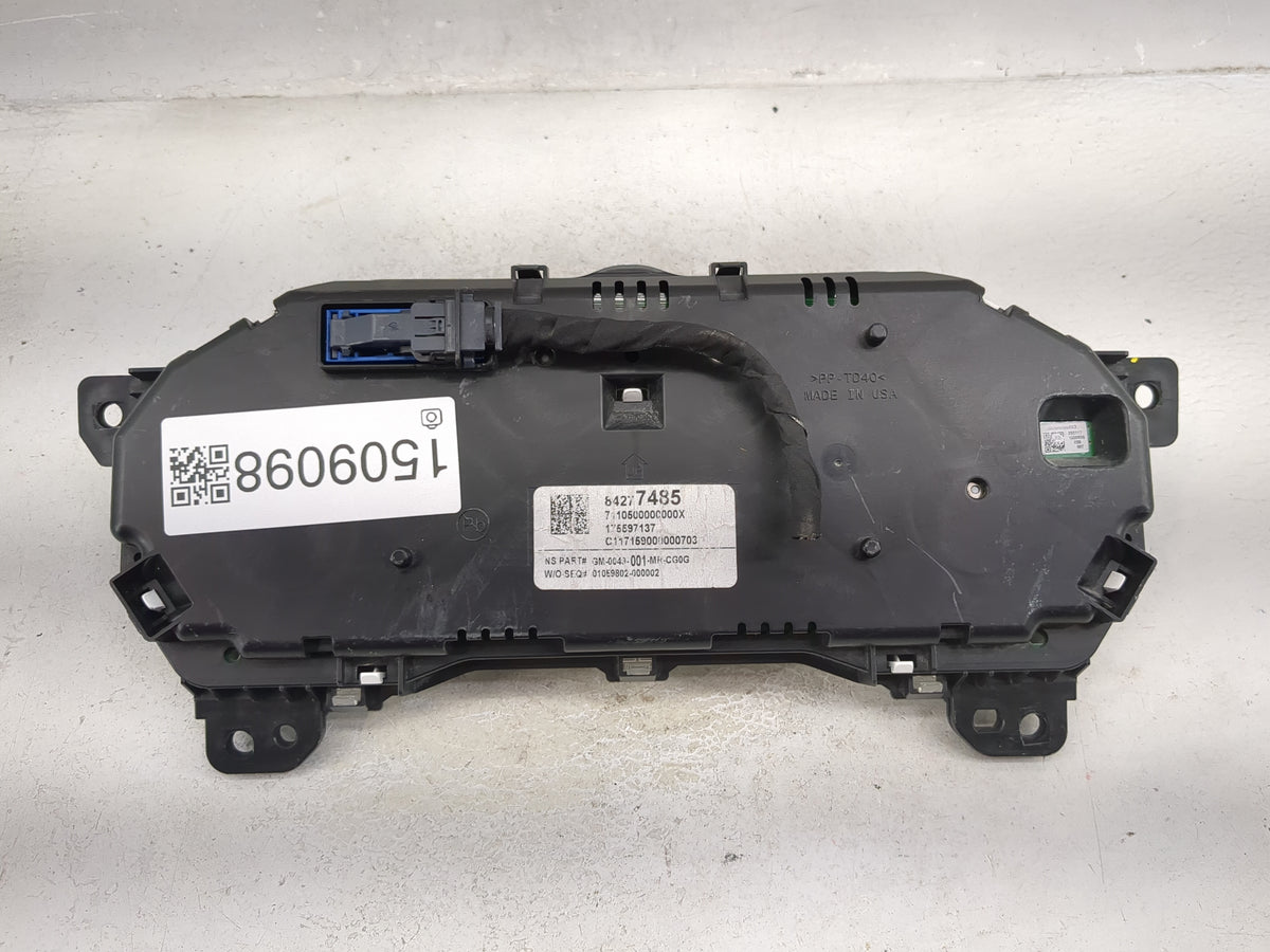 2017 Gmc Acadia Instrument Cluster Speedometer Gauges P/N:84277485 GM-0043-001-MH-CG0G Miles: Fits OEM Used Auto Parts - Oem