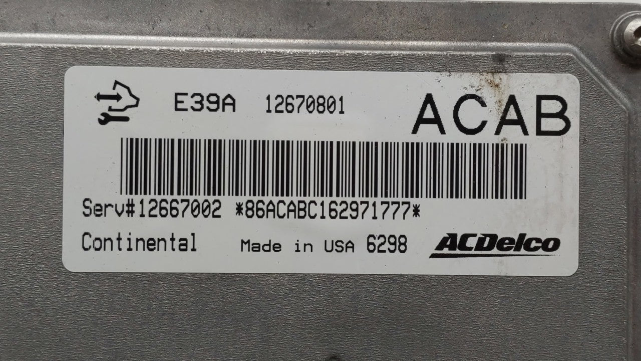 2017 Gmc Acadia PCM Engine Control Computer ECU ECM PCU OEM P/N:12666068 12667002, 12666070, 12667189 Fits Fits 2018 2019 OE