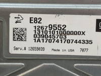 2017-2022 Gmc Acadia PCM Engine Control Computer ECU ECM PCU OEM P/N:12659039 12679552 Fits OEM Used Auto Parts - Oemusedaut