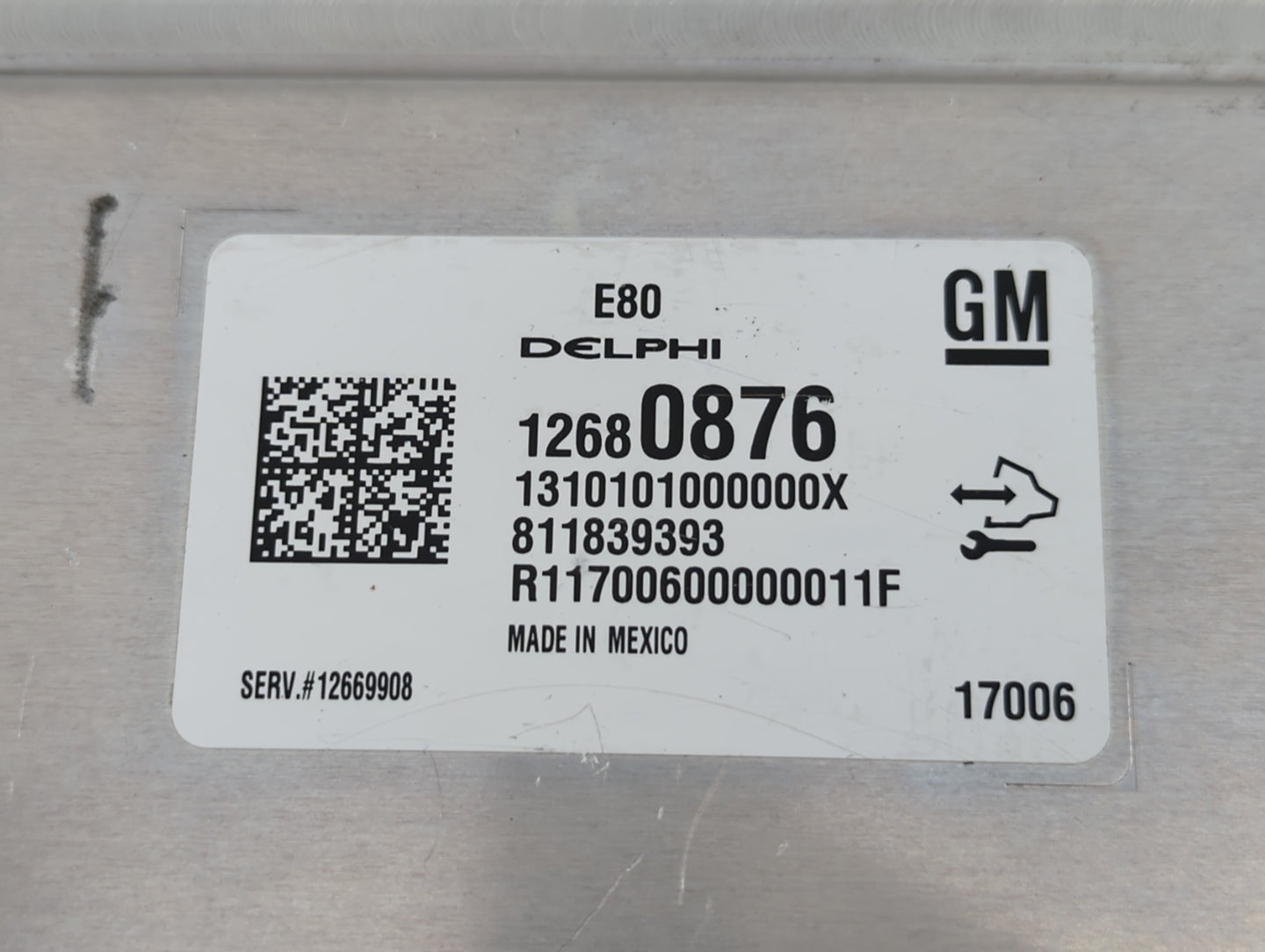 2017-2021 Gmc Acadia PCM Engine Control Computer ECU ECM PCU OEM P/N:12669908 12680876 Fits Fits 2017 2018 2019 2020 2021 20