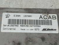 2017 Gmc Acadia PCM Engine Control Computer ECU ECM PCU OEM P/N:12670801 Fits 2018 2019 2020 OEM Used Auto Parts - Oemusedau