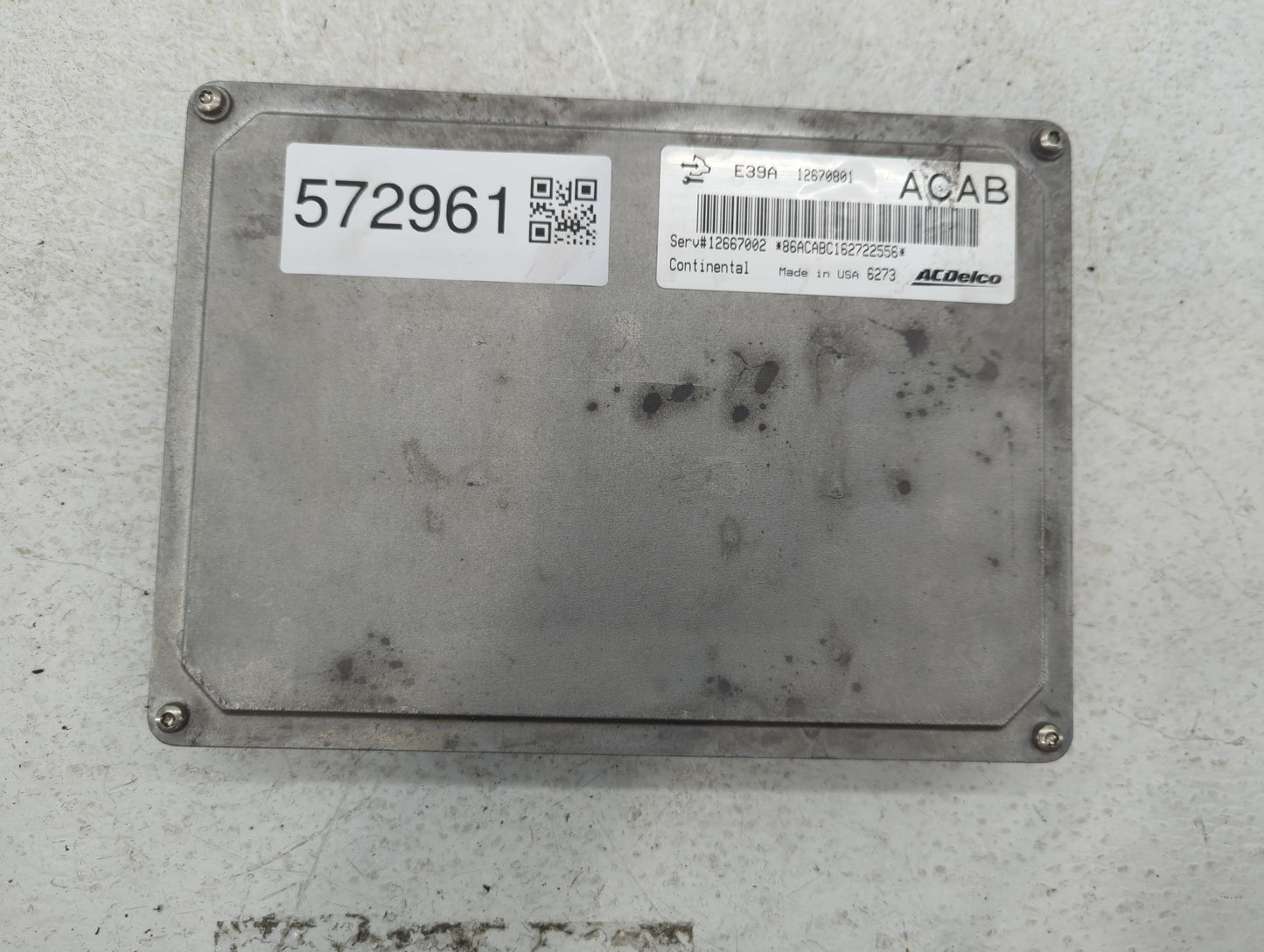 2017 Gmc Acadia PCM Engine Control Computer ECU ECM PCU OEM P/N:12670801 Fits Fits 2018 2019 2020 OEM Used Auto Parts - Oemu