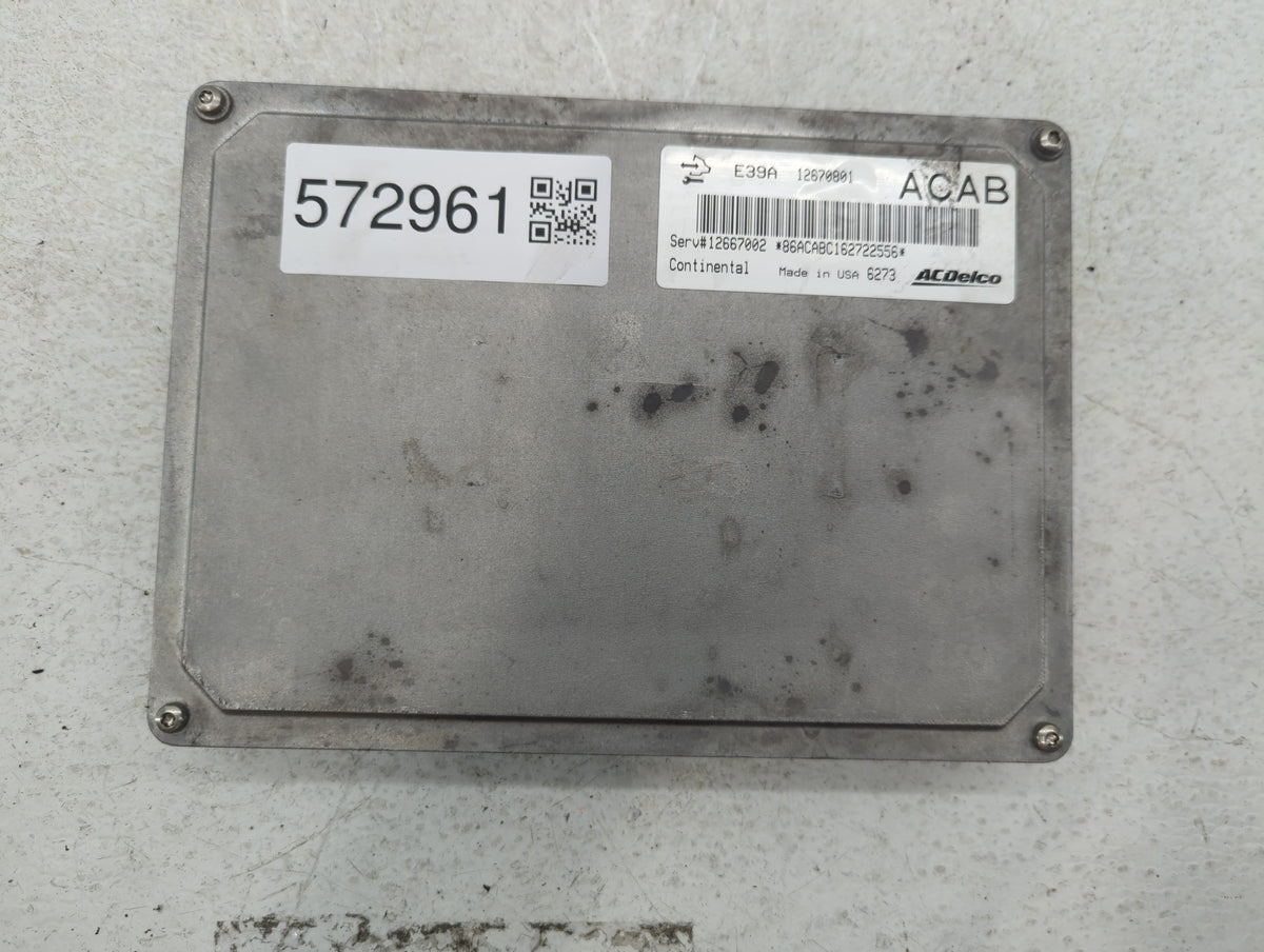 2017 Gmc Acadia PCM Engine Control Computer ECU ECM PCU OEM P/N:12670801 Fits 2018 2019 2020 OEM Used Auto Parts - Oemusedau