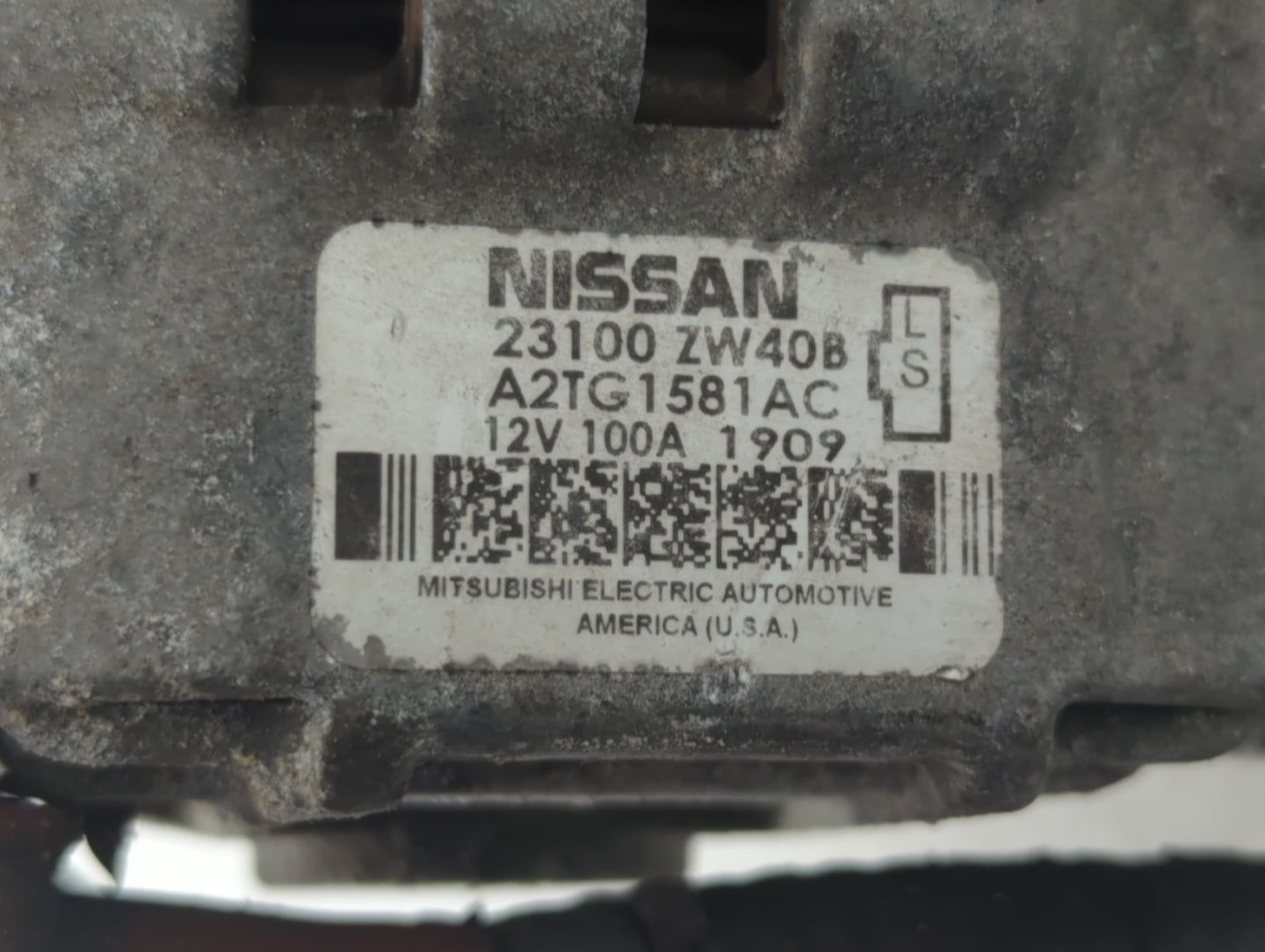 2013-2017 Gmc Acadia Alternator Replacement Generator Charging Assembly Engine OEM P/N:23100 ZW40B Fits OEM Used Auto Parts 