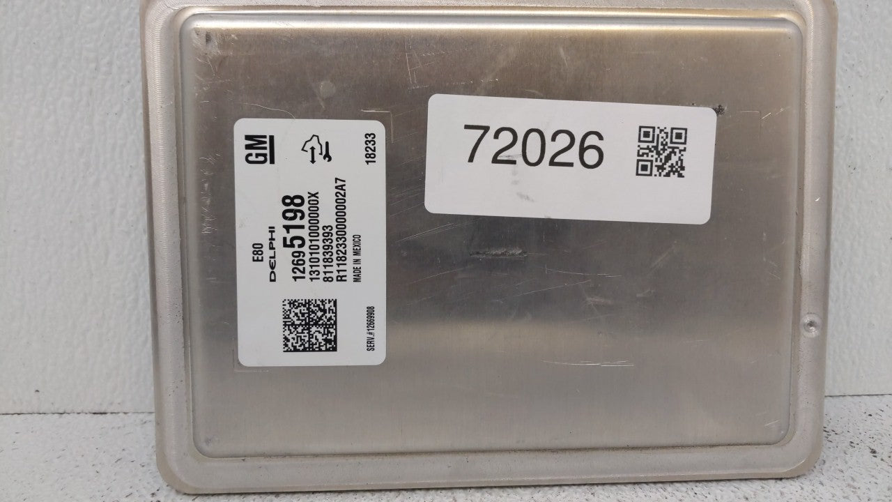 2017-2021 Gmc Acadia PCM Engine Control Computer ECU ECM PCU OEM P/N:12680876 Fits Fits 2017 2018 2019 2020 2021 2022 OEM Us