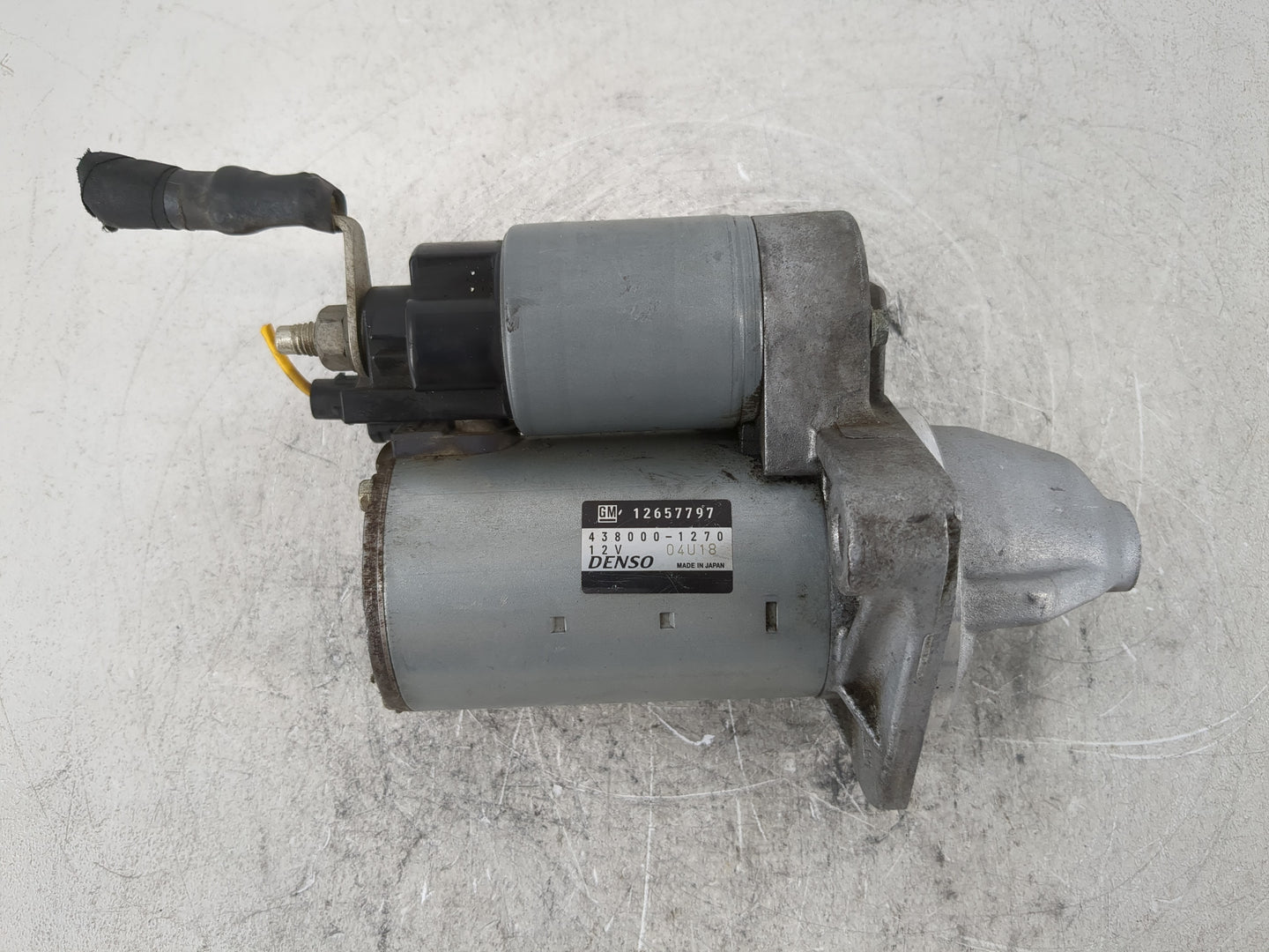 2015-2022 Gmc Canyon Car Starter Motor Solenoid OEM P/N:438000-1270 12657797 Fits OEM Used Auto Parts - Oemusedautoparts1.co