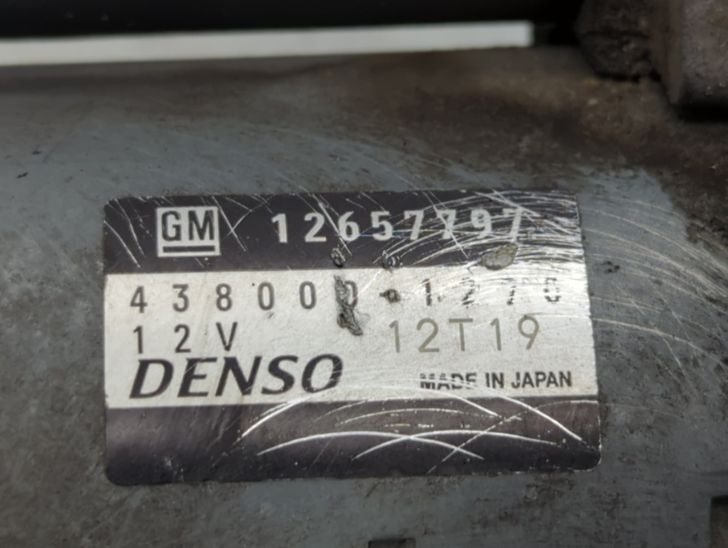 2015-2022 Gmc Canyon Car Starter Motor Solenoid OEM P/N:428000-1270 12657797 Fits OEM Used Auto Parts - Oemusedautoparts1.co