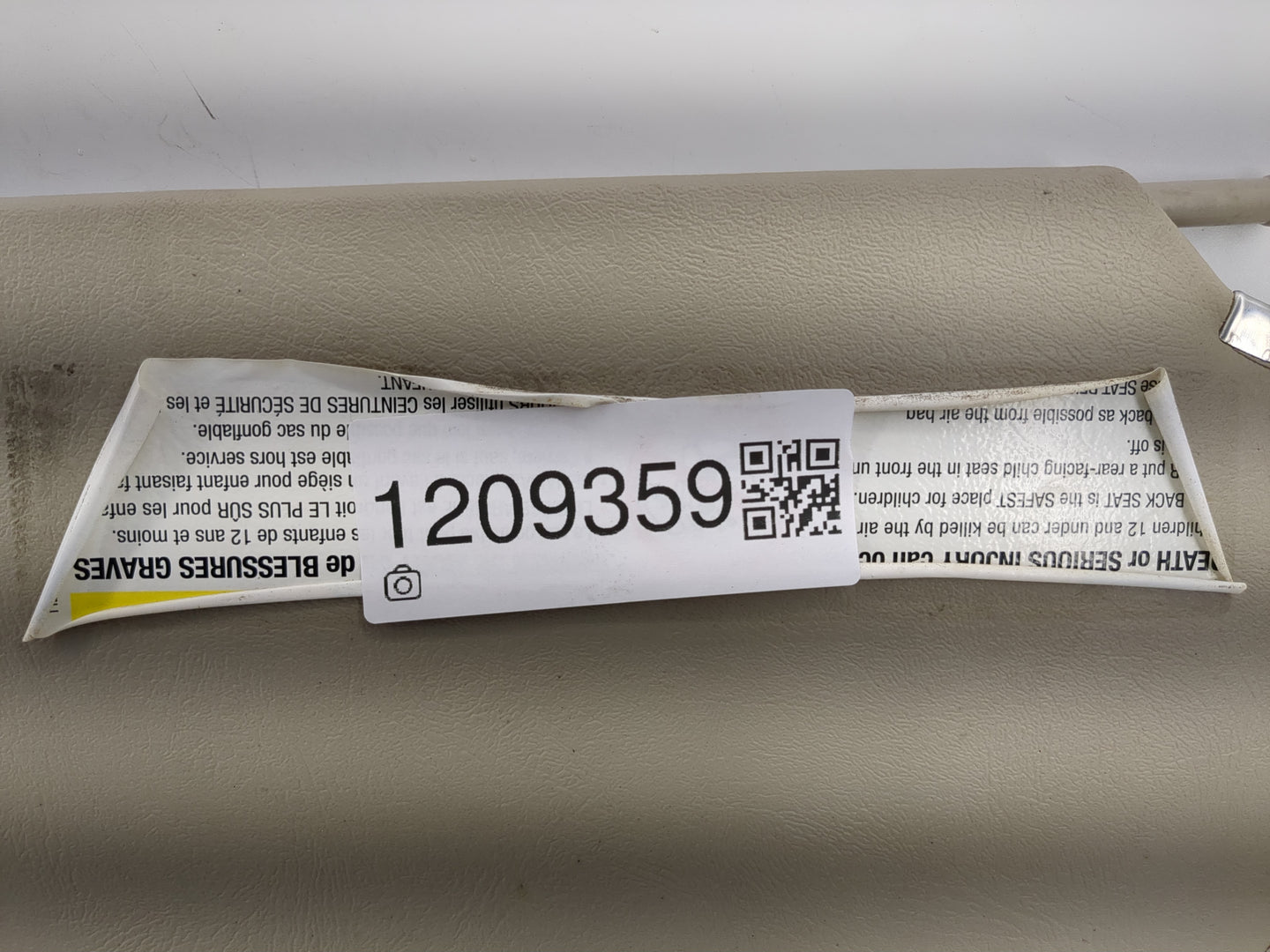 2003-2019 Gmc Savana 2500 Sun Visor Shade Replacement Passenger Right Mirror Fits OEM Used Auto Parts - Oemusedautoparts1.co