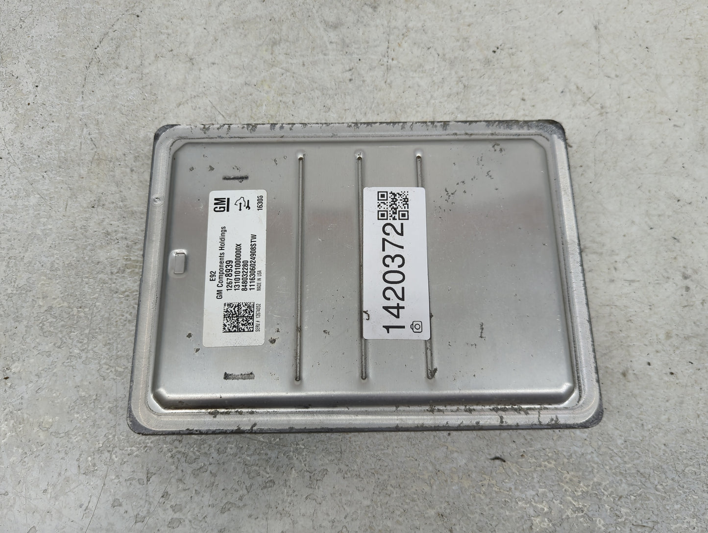 2016-2018 Gmc Sierra 1500 PCM Engine Control Computer ECU ECM PCU OEM P/N:12678939 12674052 Fits Fits 2016 2017 2018 OEM Use