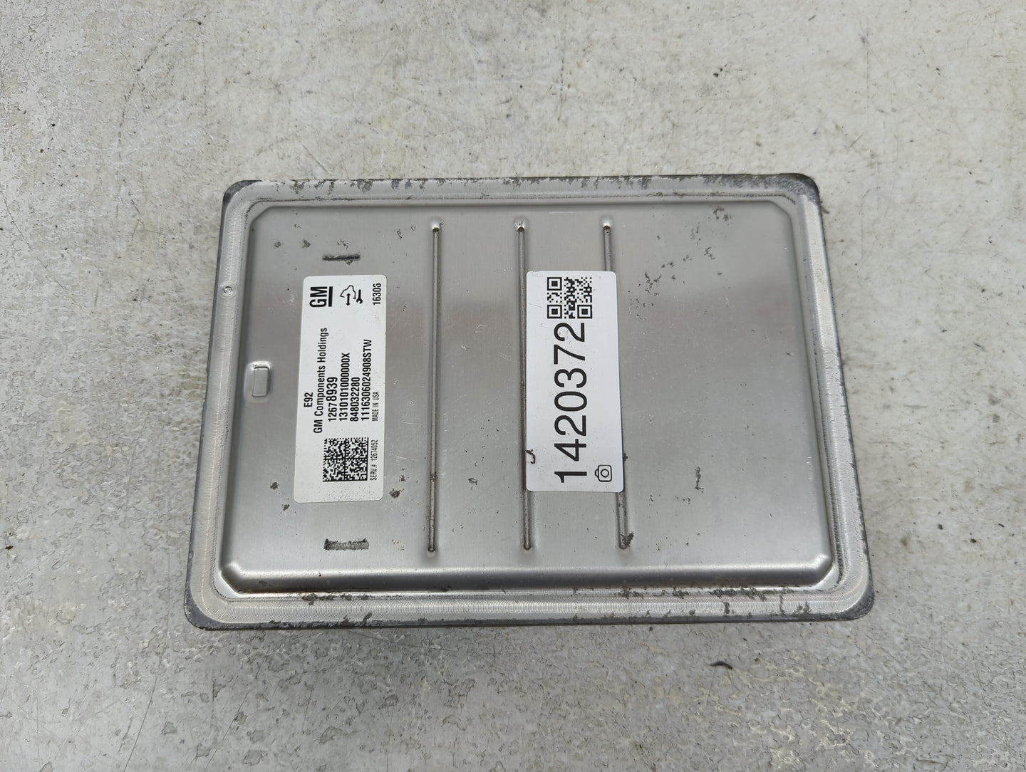 2016-2018 Gmc Sierra 1500 PCM Engine Control Computer ECU ECM PCU OEM P/N:12678939 12674052 Fits Fits 2016 2017 2018 OEM Use